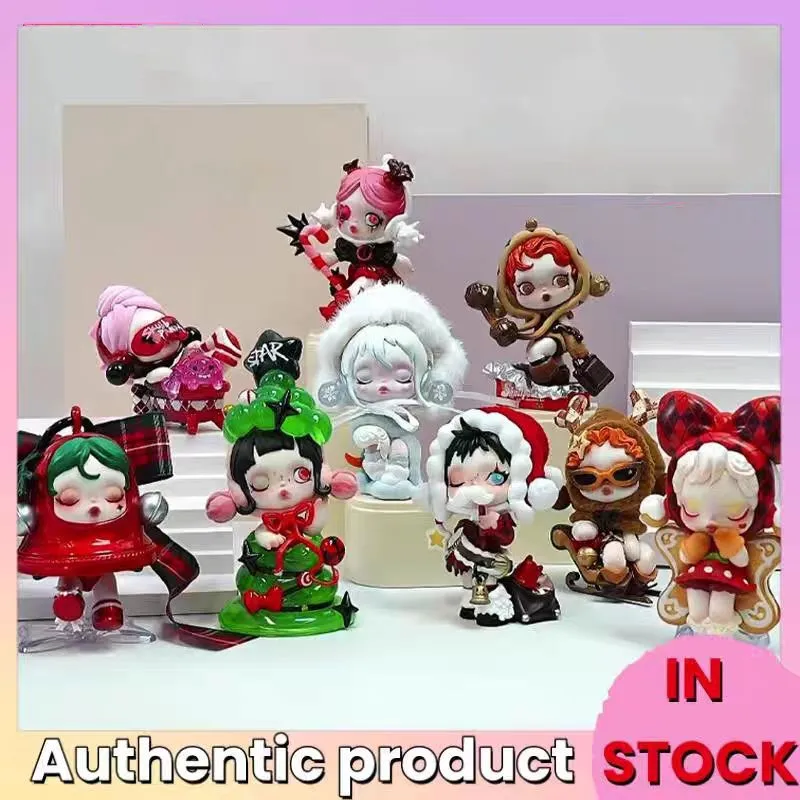 Оригинальная серия Skullpanda Christmas Wishing, слепая коробка, игрушки, модель подтверждения стиля, милая аниме-фигурка, подарочная коробка-сюрприз
Оригинальная серия Skullpanda Christmas Wishing, слепая коробка, игрушки, модель подтверждения стиля, милая аниме-фигурка, подарочная коробка-сюрприз