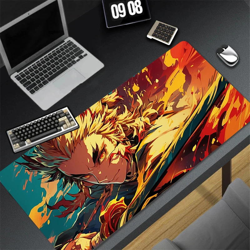 Rubber Anti Slip Cool Mouse Pad Luxury Gaming Accessories D-demon Slayer Rengoku Kyoujurou Desk Mat Office Computer HD Mousepad
Rubber Anti Slip Cool Mouse Pad Luxury Gaming Accessories D-demon Slayer Rengoku Kyoujurou Desk Mat Office Computer HD Mousepad