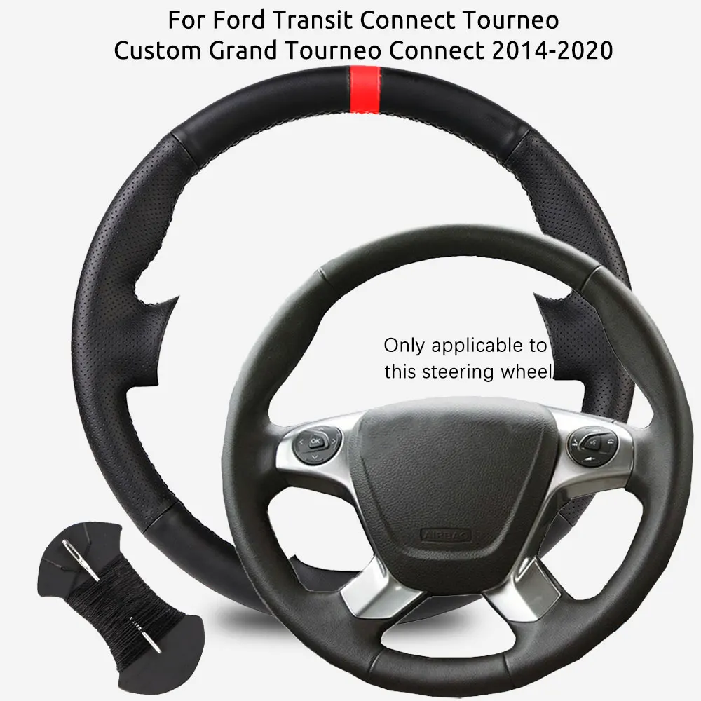 Индивидуальный плетеный чехол на руль автомобиля для Ford Transit Connect Tourneo Custom Grand Tourneo Connect 2014-2020
Индивидуальный плетеный чехол на руль автомобиля для Ford Transit Connect Tourneo Custom Grand Tourneo Connect 2014-2020
