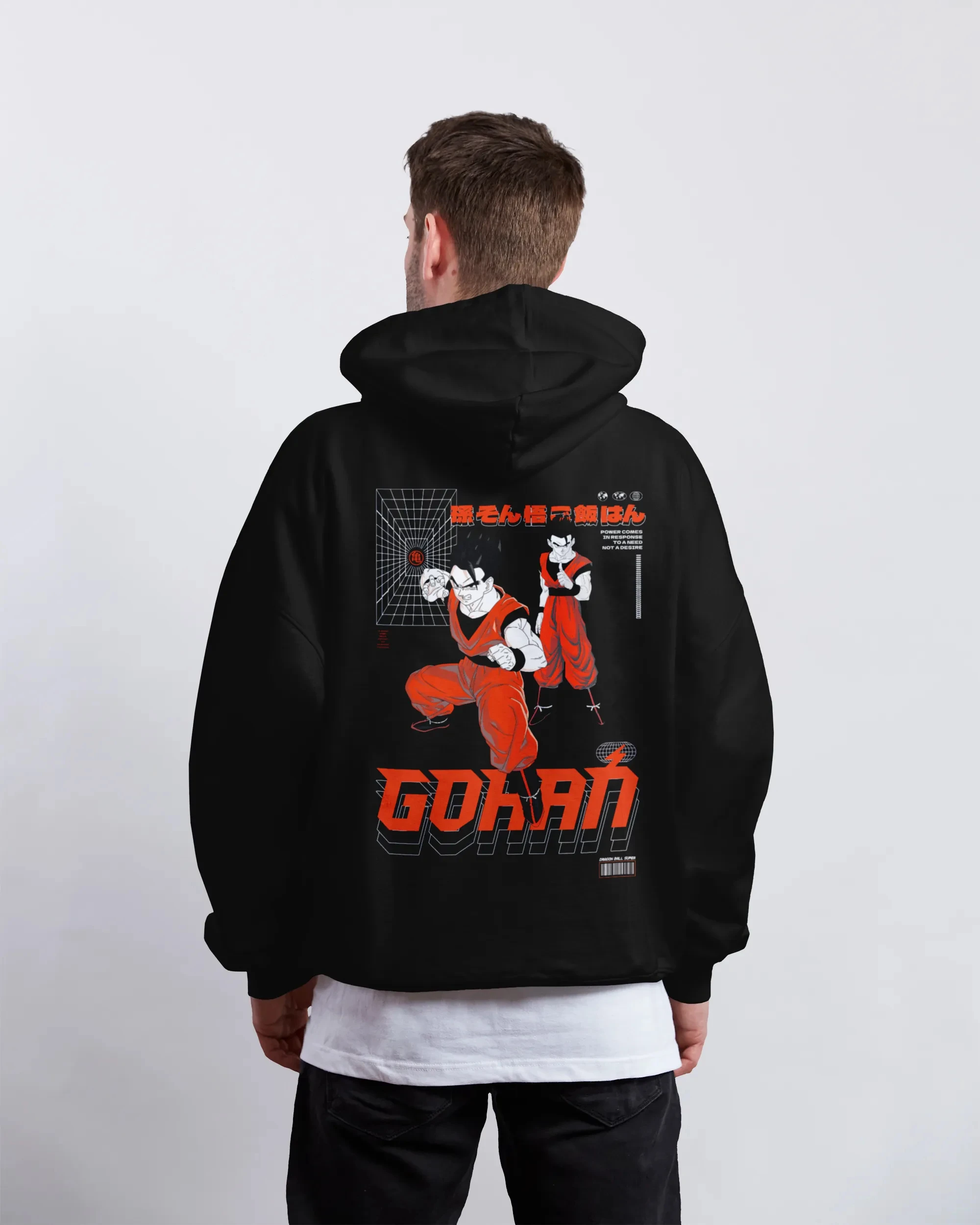 Dragon Ball Z Hoodie Black Cotton Gohan Character Print Anime Cosplay Pullover with Super Saiyan Design Casual Streetwear
Dragon Ball Z Hoodie Black Cotton Gohan Character Print Anime Cosplay Pullover with Super Saiyan Design Casual Streetwear