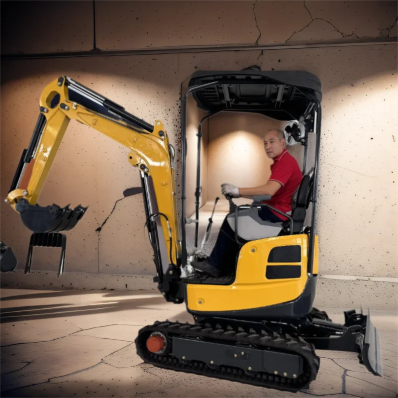 Affordable 1.8 ton high-quality tracked mini excavator EPA CE multifunctional portable excavator
Affordable 1.8 ton high-quality tracked mini excavator EPA CE multifunctional portable excavator