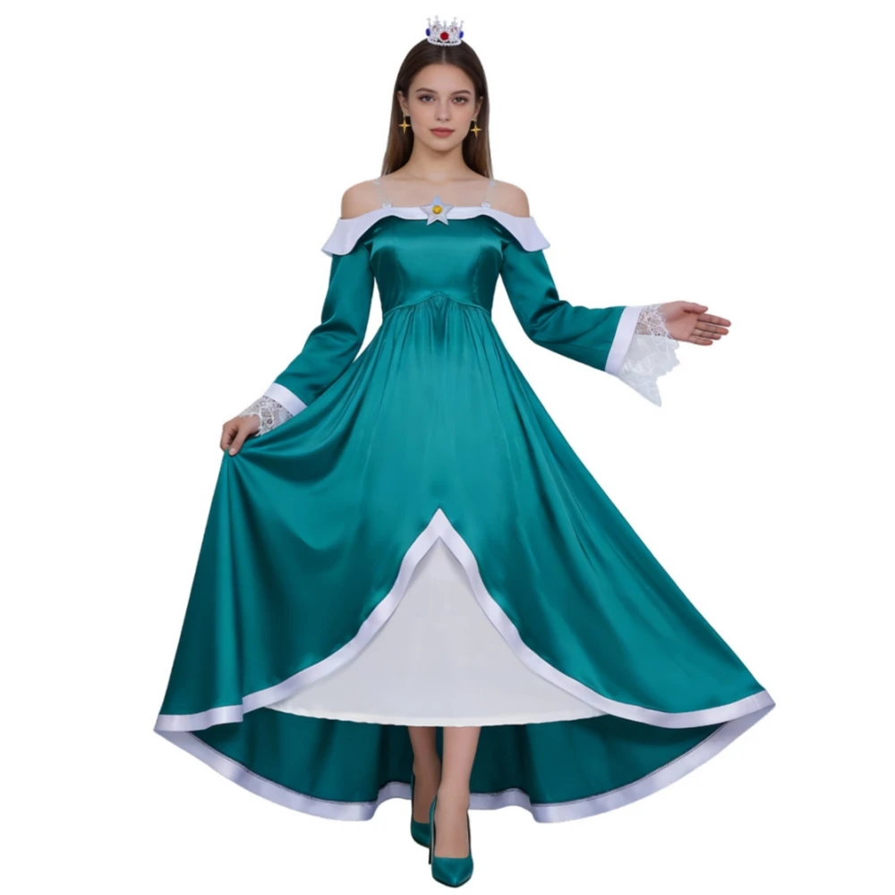 Galaxy Movie Rosalina Princess Dress Cosplay Costume for Adults Kids Halloween Outfits Party Dress Roleplay Birthday Gifts
Galaxy Movie Rosalina Princess Dress Cosplay Costume for Adults Kids Halloween Outfits Party Dress Roleplay Birthday Gifts