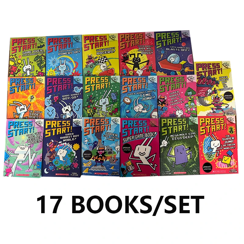 Press Start! Complete 17 Books Series Super Rabbit Boy Adventure Children's Books Collection
Press Start! Complete 17 Books Series Super Rabbit Boy Adventure Children's Books Collection