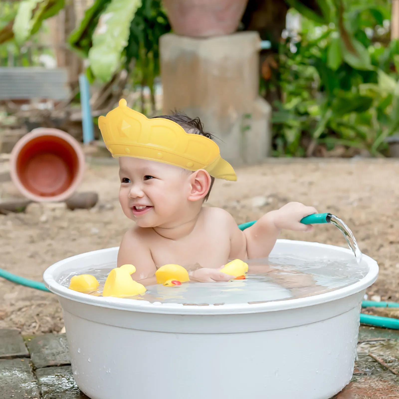 2Pcs Baby Bathing Hat Cartoon Shampoo Cap for Toddlers Adjustable Buckle Water Shield Eye Protection Shower Visor for Hair
2Pcs Baby Bathing Hat Cartoon Shampoo Cap for Toddlers Adjustable Buckle Water Shield Eye Protection Shower Visor for Hair