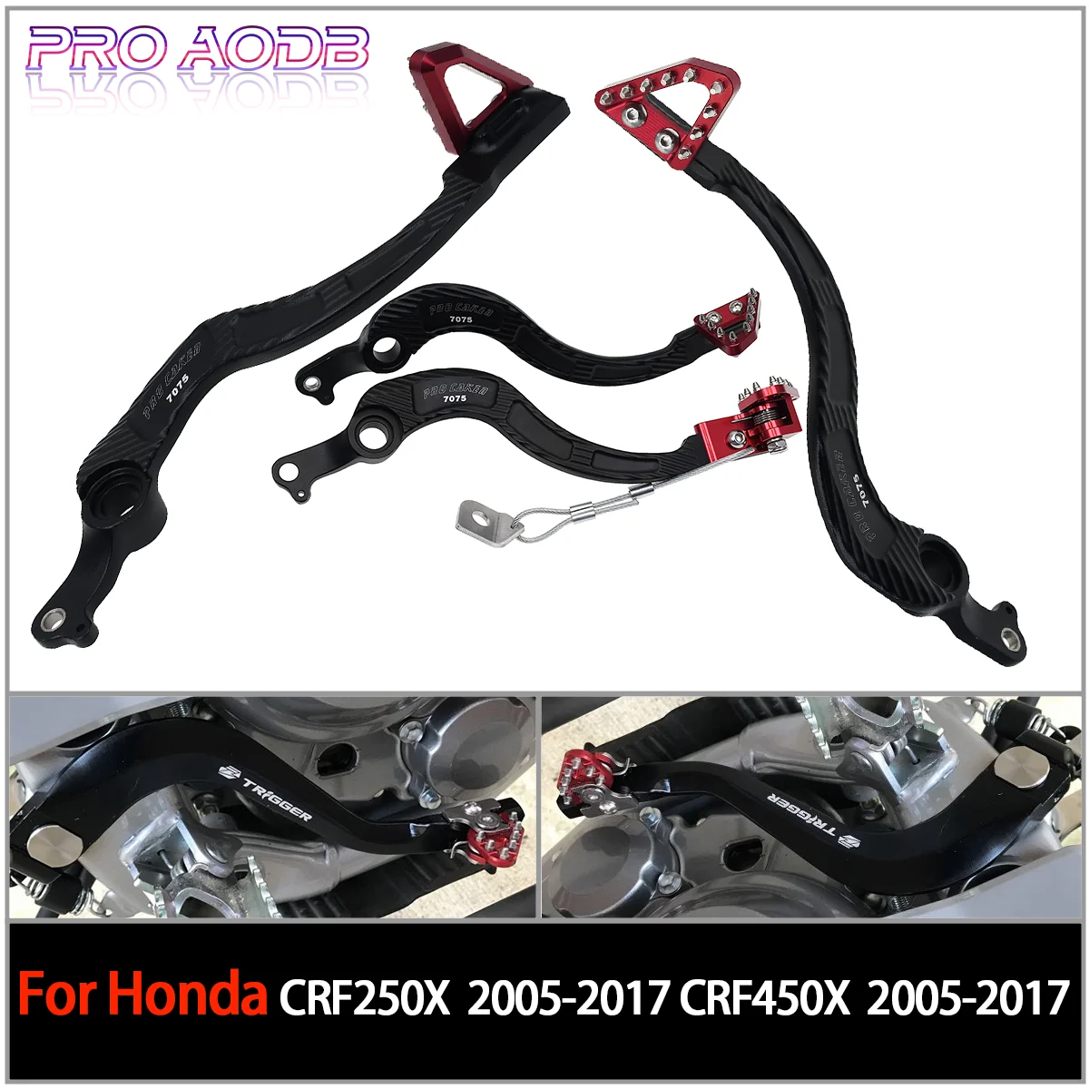 For Honda CRF 250X 450X 250 450 X CRF250X CRF450X 2005-2017 MX Motorbike Motorcycle CNC Aluminum Forged Rear Brake Pedal Lever
For Honda CRF 250X 450X 250 450 X CRF250X CRF450X 2005-2017 MX Motorbike Motorcycle CNC Aluminum Forged Rear Brake Pedal Lever
