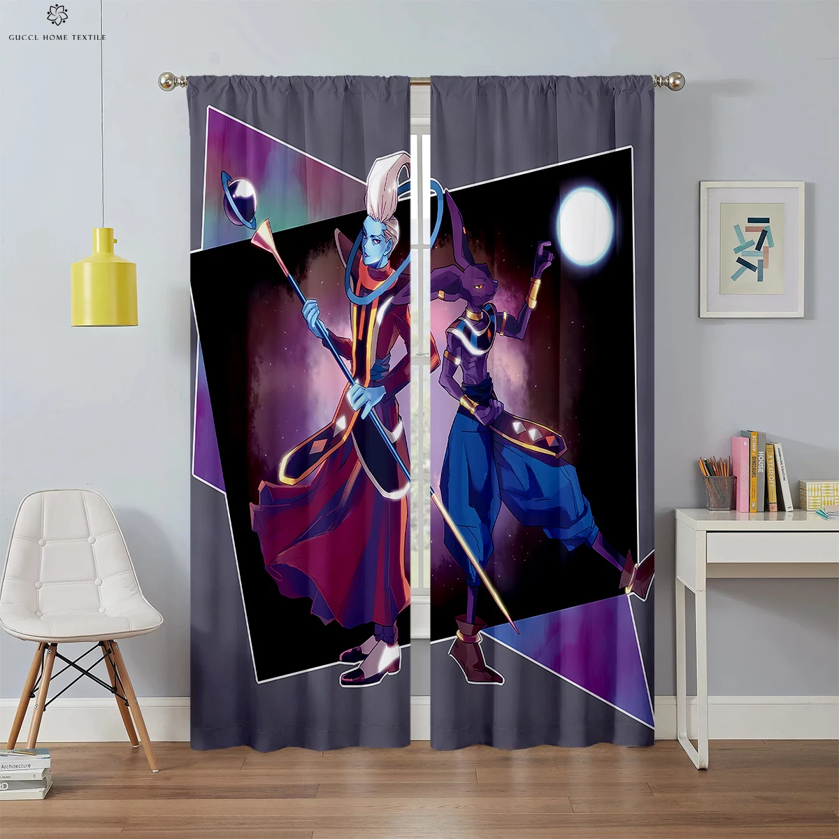 2 Pieces Of Hot-Blooded Japanese Cartoon Printed Curtains Dormitory Children's Room Rod Pocket Decorative Curtains
2 Pieces Of Hot-Blooded Japanese Cartoon Printed Curtains Dormitory Children's Room Rod Pocket Decorative Curtains
