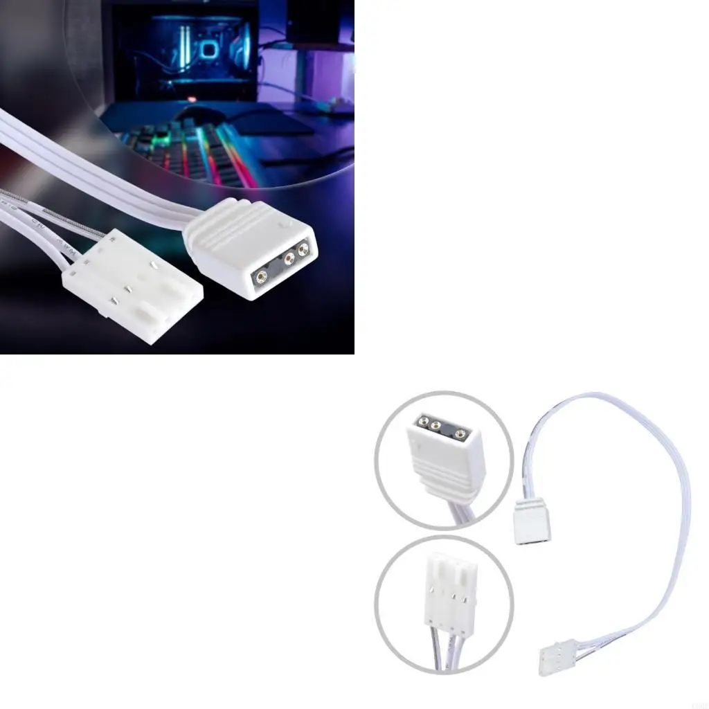 C90F Flexible 5V 4Pin Color Controller Cable For Computer Lighting System Integration
C90F Flexible 5V 4Pin Color Controller Cable For Computer Lighting System Integration