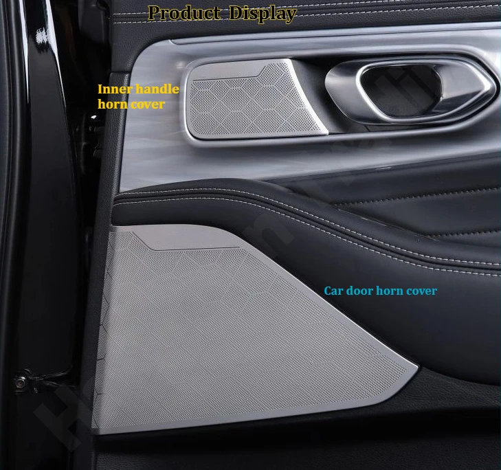 Для GAC Trumpchi GS8 2022: накладка на динамик двери из нержавеющей стали / рамка звукового сигнала для внутреннего подлокотника / аксессуары для модификации интерьера
Для GAC Trumpchi GS8 2022: накладка на динамик двери из нержавеющей стали / рамка звукового сигнала для внутреннего подлокотника / аксессуары для модификации интерьера