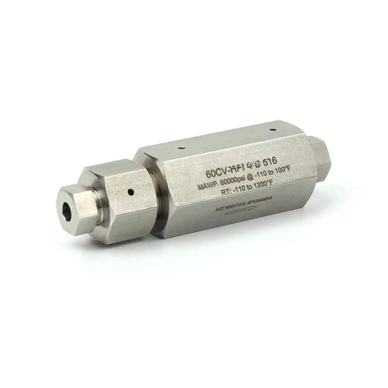 Parker Swagelok Type 20000psig 1/4 in Super ultra High Pressure Non Return Valves Stainless Steel Autoclave Type Check Valves
Parker Swagelok Type 20000psig 1/4 in Super ultra High Pressure Non Return Valves Stainless Steel Autoclave Type Check Valves