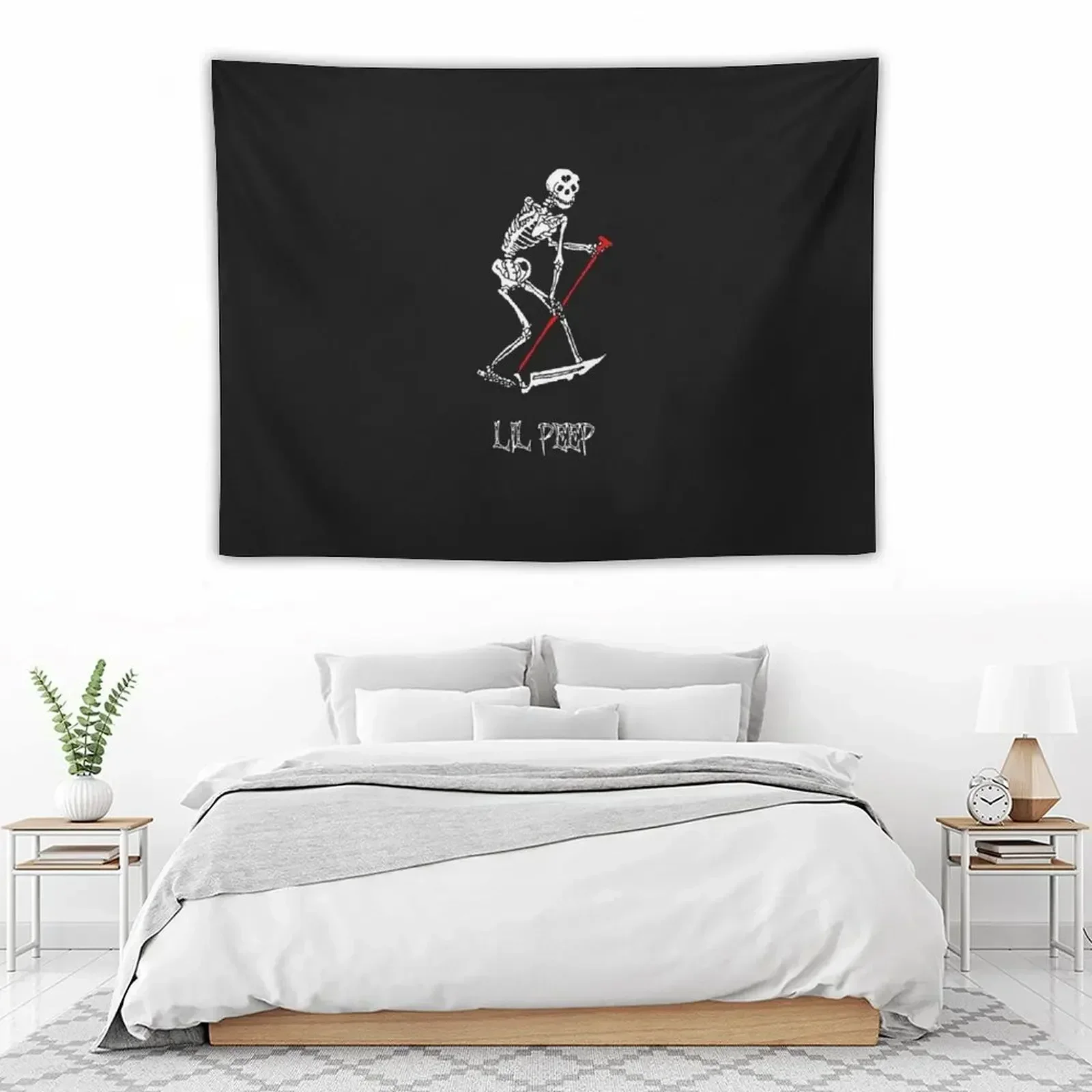 Lil Peep Skeleton design Essential T-Shirt Tapestry Room Decorator Wall Tapestries Room Decor Korean Style Tapestry
Lil Peep Skeleton design Essential T-Shirt Tapestry Room Decorator Wall Tapestries Room Decor Korean Style Tapestry