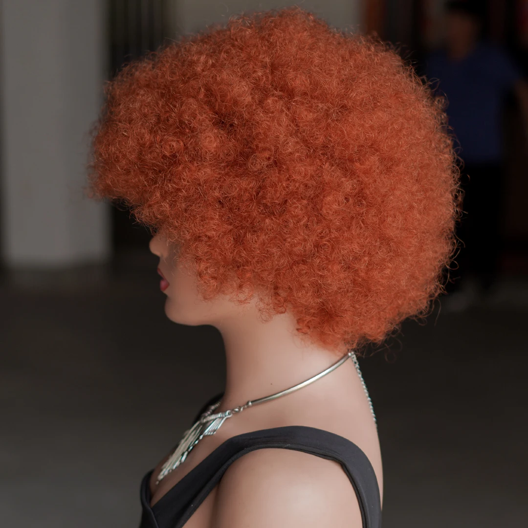 Высококачественный афро-кудрявый парик из натуральных бразильских волос, цветной, с полной кружевной основой, машинной работы, короткий боб для женщин.
Высококачественный афро-кудрявый парик из натуральных бразильских волос, цветной, с полной кружевной основой, машинной работы, короткий боб для женщин.