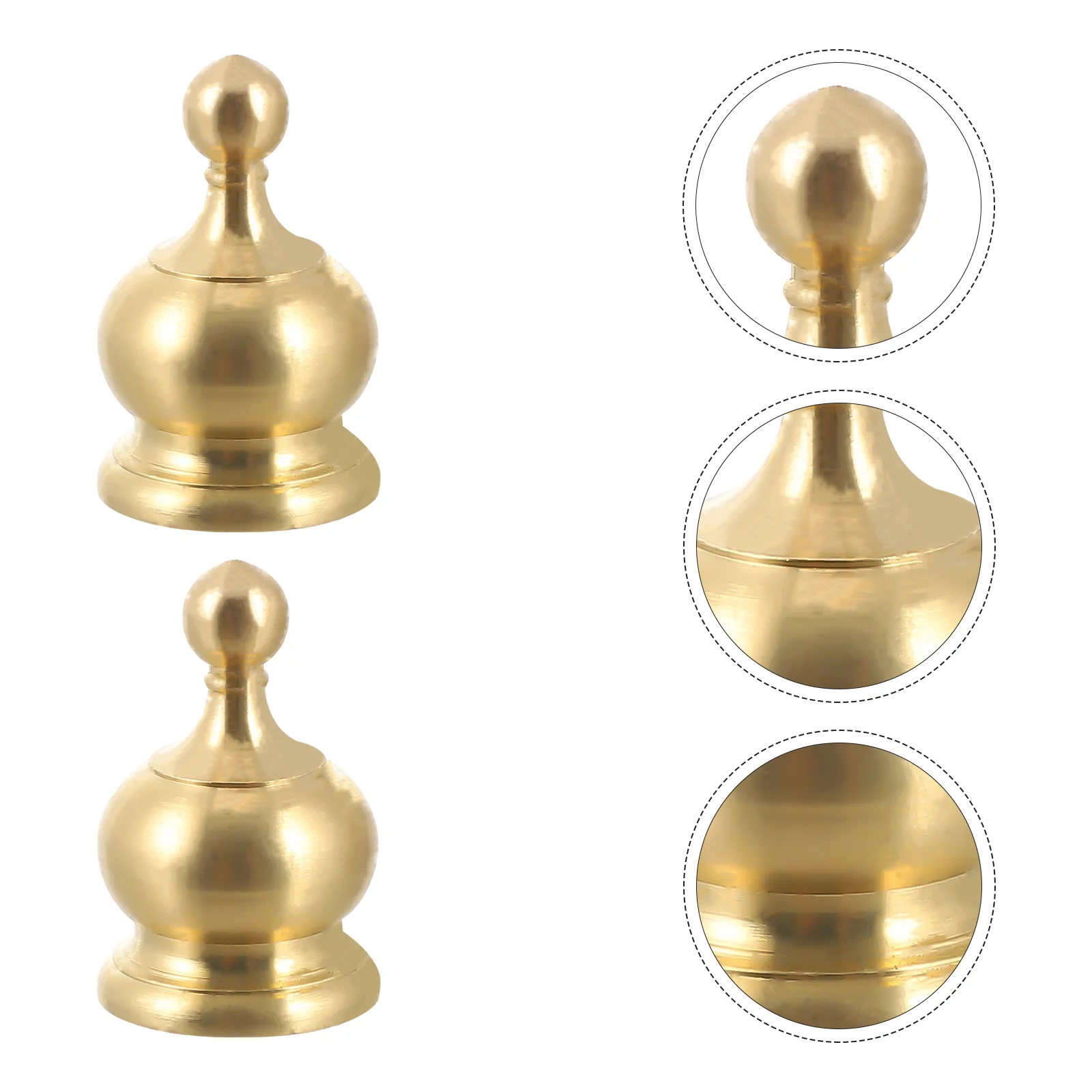 2 Pcs Crown Shade Knob Lamp Gold Copper Shades for Table Lamps Decoration Light Accessory
2 Pcs Crown Shade Knob Lamp Gold Copper Shades for Table Lamps Decoration Light Accessory