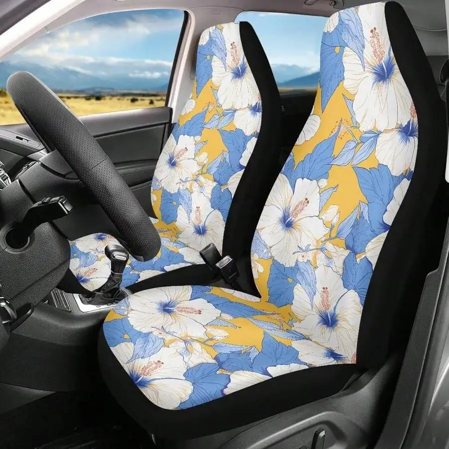 Universal Yellow Blue Hibiscus Floral Car Seat Cover Breathable Comfortable Easy Install Clean All-Round Protection
Universal Yellow Blue Hibiscus Floral Car Seat Cover Breathable Comfortable Easy Install Clean All-Round Protection