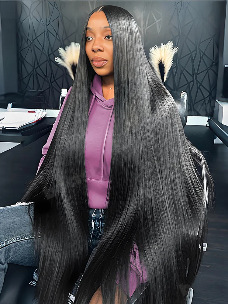 200 Density Glueless Straight Human Hair Wigs Ready To Wear 13X6 Hd Lace Frontal Wig Front 46 Inch Wig Closure Wig For Women
200 Density Glueless Straight Human Hair Wigs Ready To Wear 13X6 Hd Lace Frontal Wig Front 46 Inch Wig Closure Wig For Women