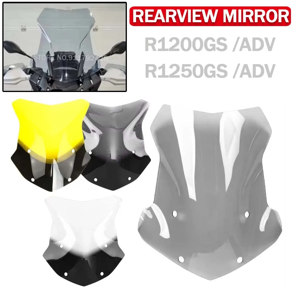 Motorcycle Windscreen gs 1250 Front Wind Fairing Deflector Spoiler Windshield For BMW R1200GS LC R1250GS ADV GS R1200 Adventure
