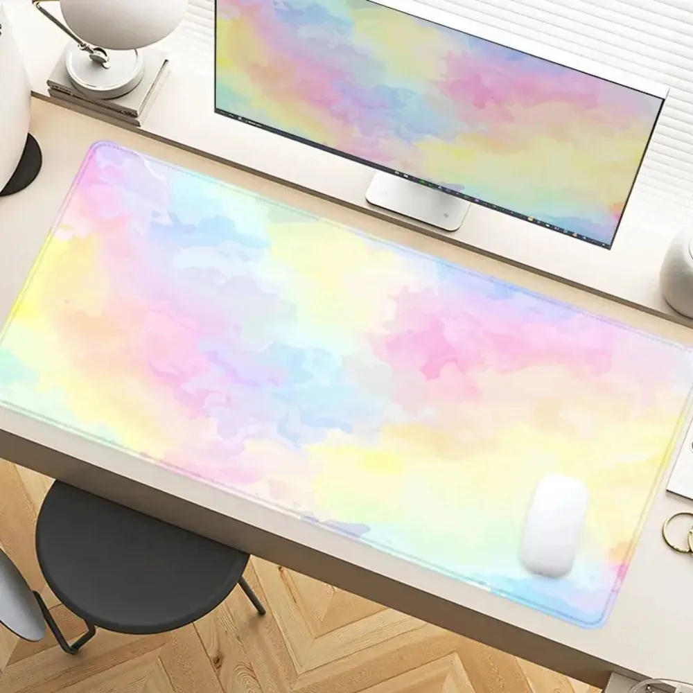 A dreamlike watercolor-style rainbow-colored desktop pad / game mouse sticker alfombrillas gaming mouse pad grande
A dreamlike watercolor-style rainbow-colored desktop pad / game mouse sticker alfombrillas gaming mouse pad grande