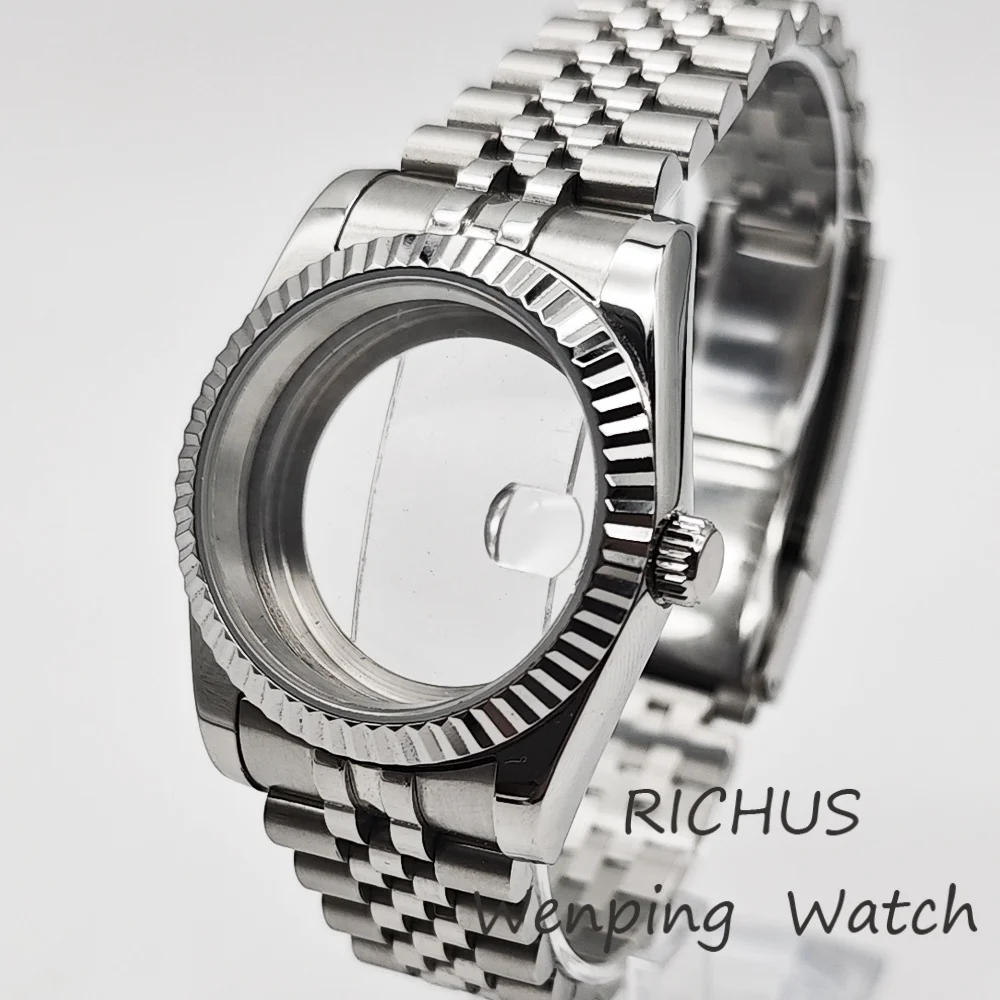 36/39MM Miyota82 Series Stainless Steel Case Sapphire Fit NH35NH36 ETA2824 2836 PT5000 Miyota8215 Movement Watch Accessories
36/39MM Miyota82 Series Stainless Steel Case Sapphire Fit NH35NH36 ETA2824 2836 PT5000 Miyota8215 Movement Watch Accessories
