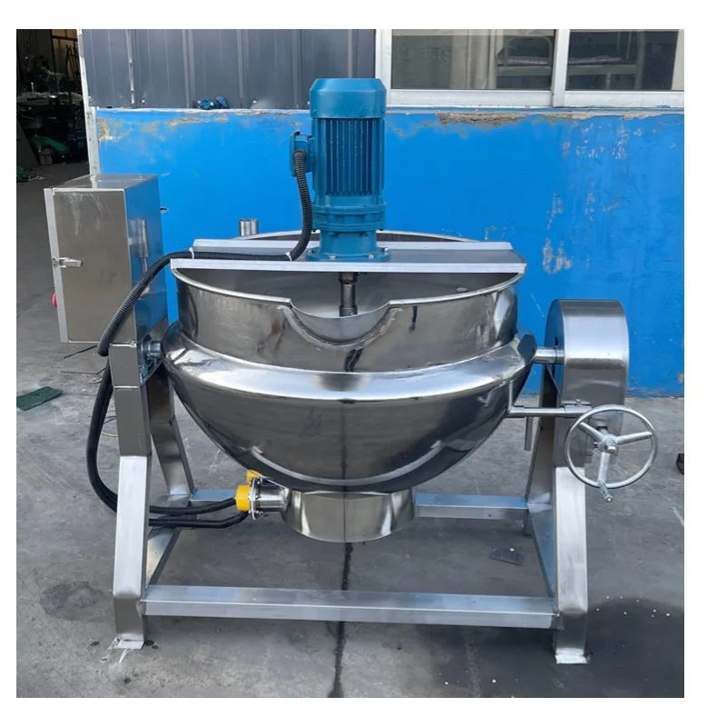 Shandong sandwich pot, stainless steel jelly mixer, Ejiao paste boiling machine, can be heated, automatic mixing pot
Shandong sandwich pot, stainless steel jelly mixer, Ejiao paste boiling machine, can be heated, automatic mixing pot