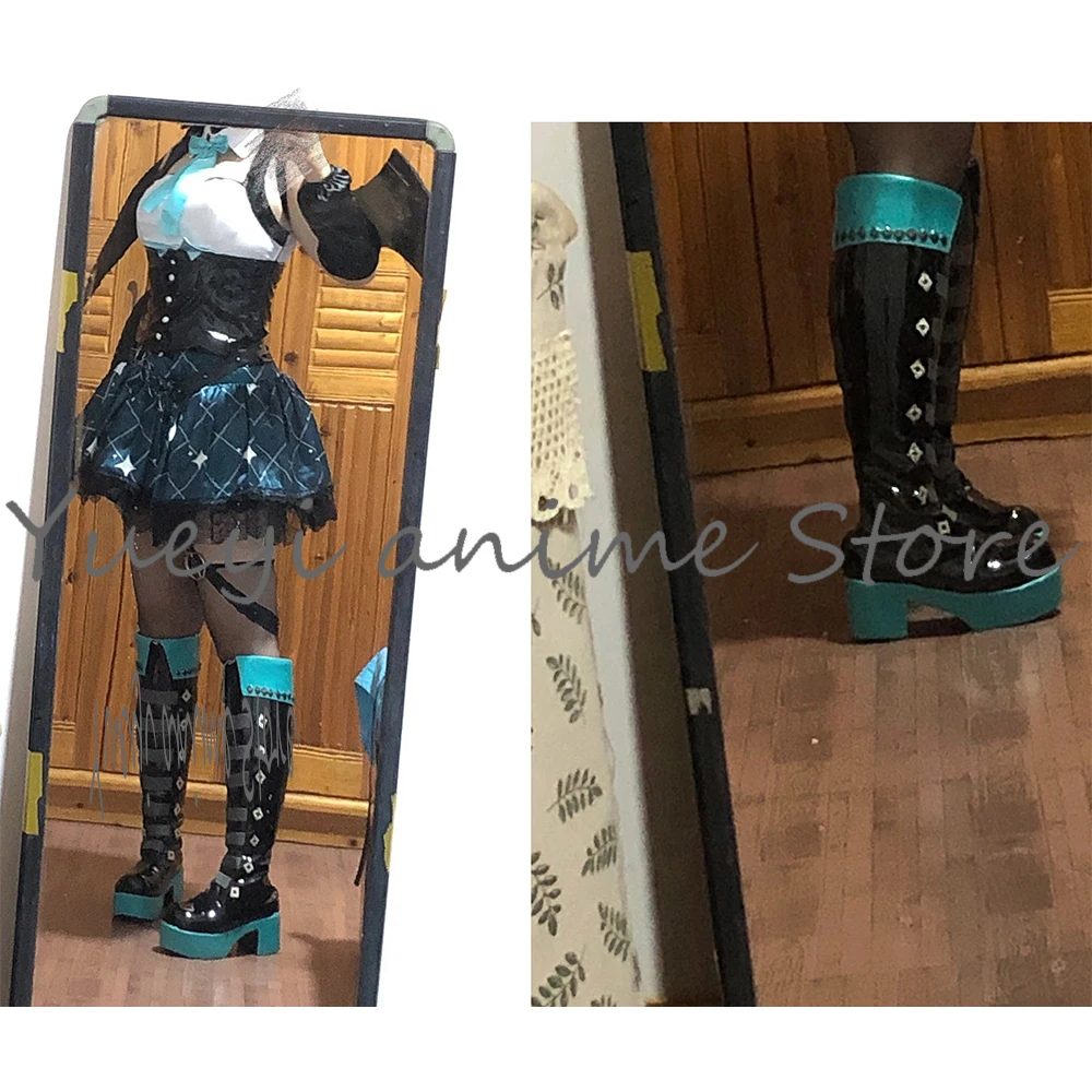 Customized-2 Styles Unisex Miku Cosplay High Heels Boots Halloween Anime Cosplay Shoes
Customized-2 Styles Unisex Miku Cosplay High Heels Boots Halloween Anime Cosplay Shoes
