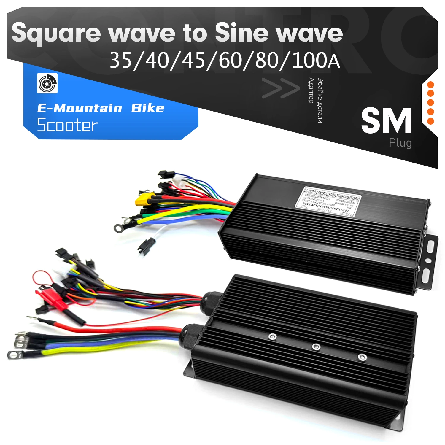 Ebike Sine Wave Display Controller 35A40A45A60A80A100A Three-Mode Controller with Learning Function UKC1 SW900 LCD Color Display
Ebike Sine Wave Display Controller 35A40A45A60A80A100A Three-Mode Controller with Learning Function UKC1 SW900 LCD Color Display