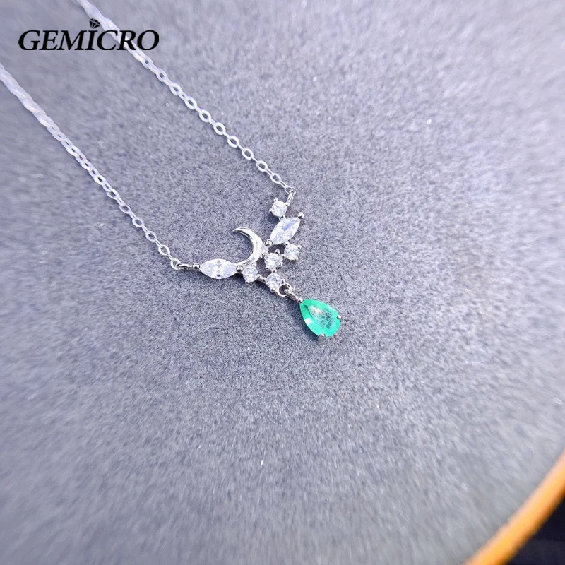 Natural Emerald Water Drop Pear Cut Design Pendant Necklace for Women Lady with Solid Sterling 925 Silver for Daily Wear Jewelry
Natural Emerald Water Drop Pear Cut Design Pendant Necklace for Women Lady with Solid Sterling 925 Silver for Daily Wear Jewelry