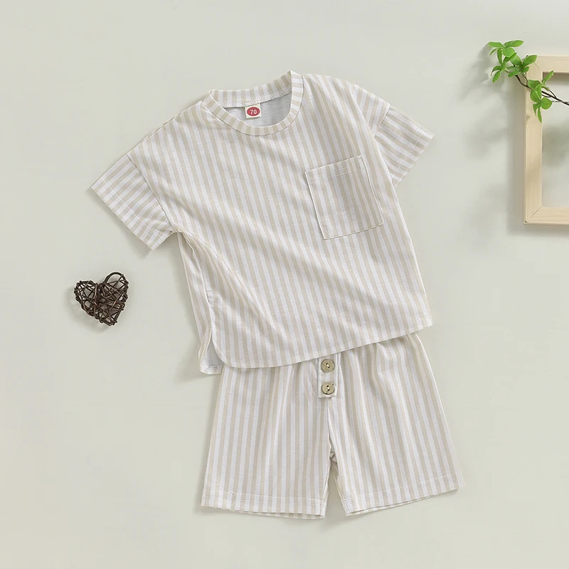 Toddler Baby Boy Linen Outfit Short Sleeve Pocket T-shirt Top and Rolled Shorts Summer Clothes Set
Toddler Baby Boy Linen Outfit Short Sleeve Pocket T-shirt Top and Rolled Shorts Summer Clothes Set