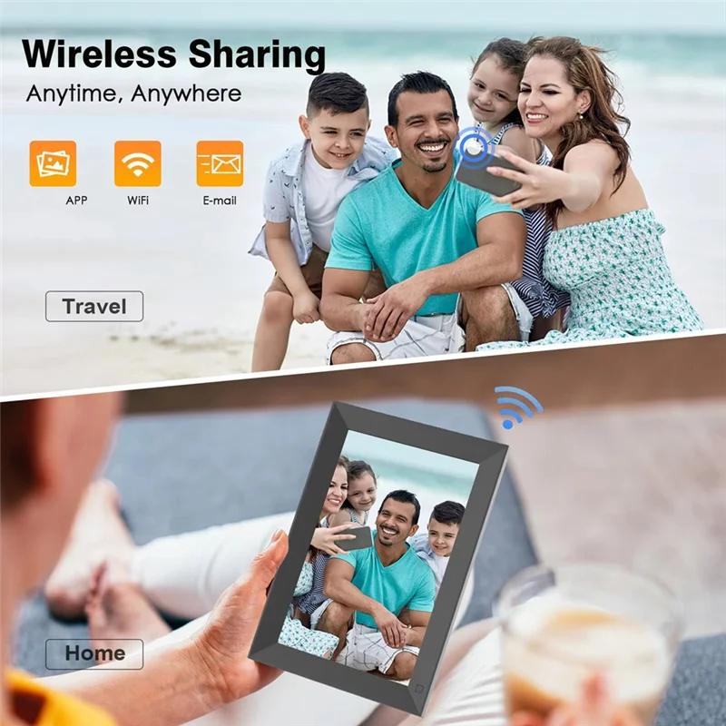 Best-Digital Photo Frame Touch-Screen Digital Picture Frame 10.1 Inch 32G Auto Rotation Photo 1280X800 HD Sharing Via APP EU Plu
Best-Digital Photo Frame Touch-Screen Digital Picture Frame 10.1 Inch 32G Auto Rotation Photo 1280X800 HD Sharing Via APP EU Plu