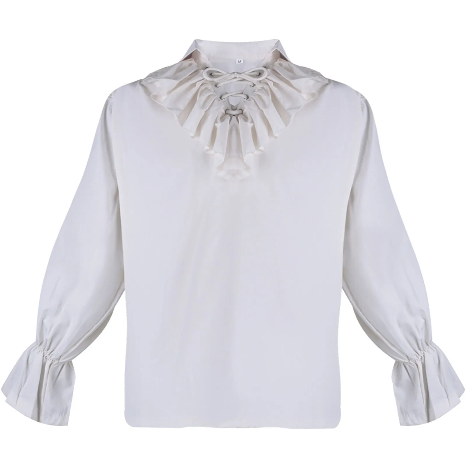 Men Pirate Shirt Medieval Lapel Puffy Sleeve Renaissance Ruffled Shirts Lace Up Steampunk Pirate Shirt Halloween Costume Women
Men Pirate Shirt Medieval Lapel Puffy Sleeve Renaissance Ruffled Shirts Lace Up Steampunk Pirate Shirt Halloween Costume Women