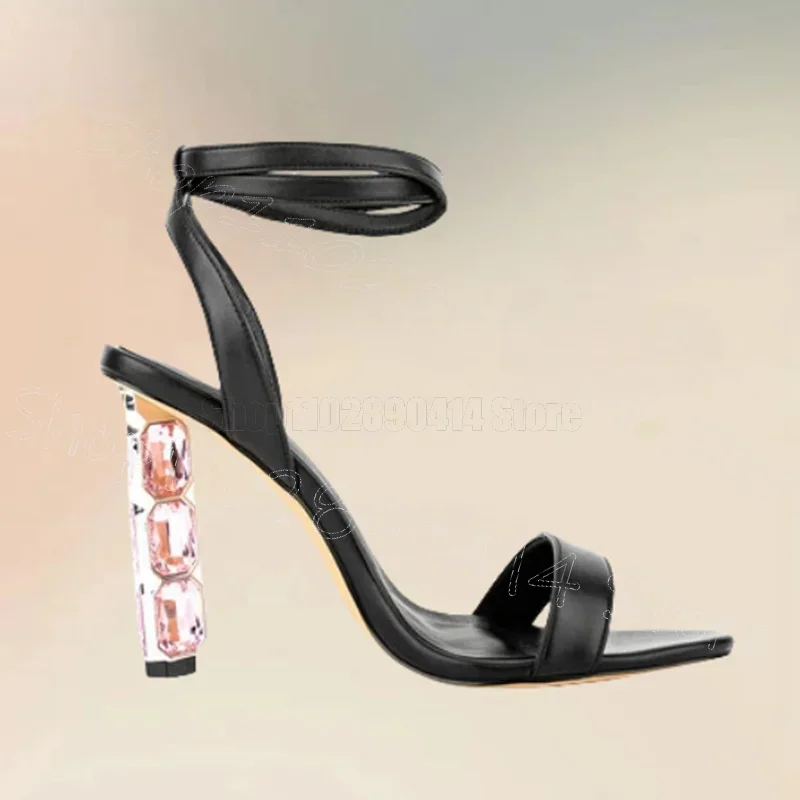 Розово-красные босоножки из ПВХ с открытым носком, на необычном каблуке, с кристаллами, с ремешком на пряжке, женская обувь для вечеринок, банкетов, свиданий, 2025, Zapatos Para Mujeres
Розово-красные босоножки из ПВХ с открытым носком, на необычном каблуке, с кристаллами, с ремешком на пряжке, женская обувь для вечеринок, банкетов, свиданий, 2025, Zapatos Para Mujeres