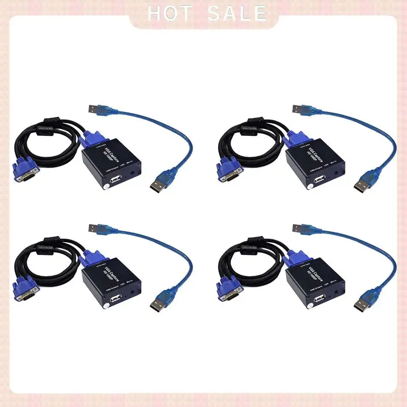 24-Hour Delivery 4X VGA To USB Adapter Converter With Audio And Video Capture Card 1080P Drive-Free High-Difinition Picture Quar
24-Hour Delivery 4X VGA To USB Adapter Converter With Audio And Video Capture Card 1080P Drive-Free High-Difinition Picture Quar