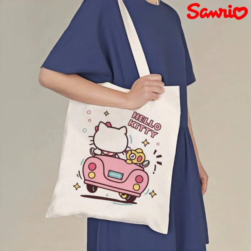 1pc Sanrio Hello Kitty Driving Car Print Canvas Tote, Reusable Casual Shoulder Shopper
1pc Sanrio Hello Kitty Driving Car Print Canvas Tote, Reusable Casual Shoulder Shopper