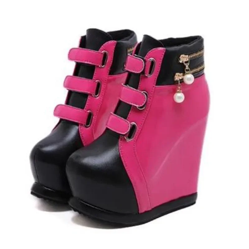 Luxury Wedges Shoes Women Ankle Boots Zapatillas Mujer Thick Bottom Pearl Sexy High Slope Winter Shoe Ladies Platform High Heels
Luxury Wedges Shoes Women Ankle Boots Zapatillas Mujer Thick Bottom Pearl Sexy High Slope Winter Shoe Ladies Platform High Heels