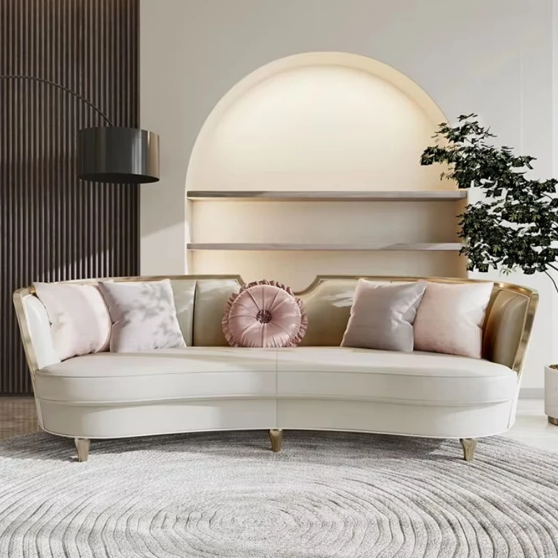 Modern modular combination sofa luxury furniture curved interior decoration living room home hotel sofa
Modern modular combination sofa luxury furniture curved interior decoration living room home hotel sofa