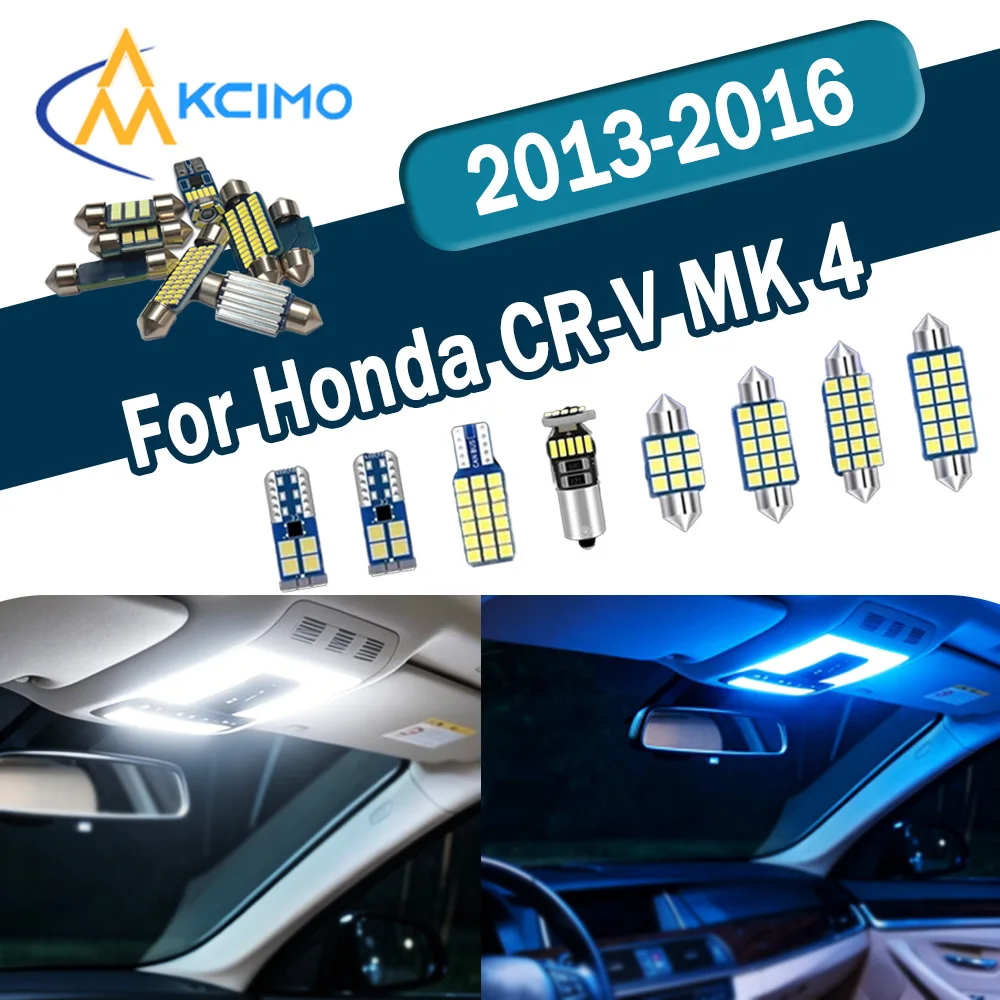 Enhanced Brightness CANBUS No Error LED Interior Light Kit For Honda CR-V MK 4 2013-2016 Reading Door Map Lights Bulbs Set
Enhanced Brightness CANBUS No Error LED Interior Light Kit For Honda CR-V MK 4 2013-2016 Reading Door Map Lights Bulbs Set