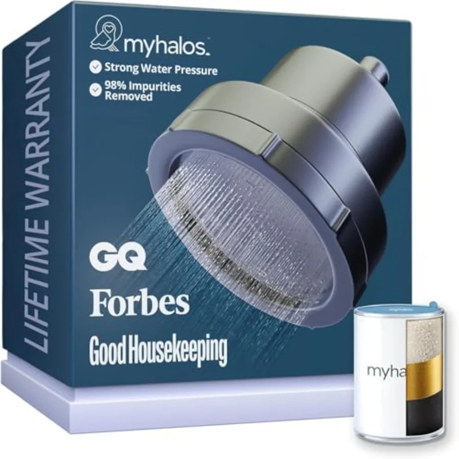 ® Filtered Shower Head for Hard Water Filter - High Pressure Removes Chlorine - Shower Head Filter for Hard Water Softener Show
® Filtered Shower Head for Hard Water Filter - High Pressure Removes Chlorine - Shower Head Filter for Hard Water Softener Show