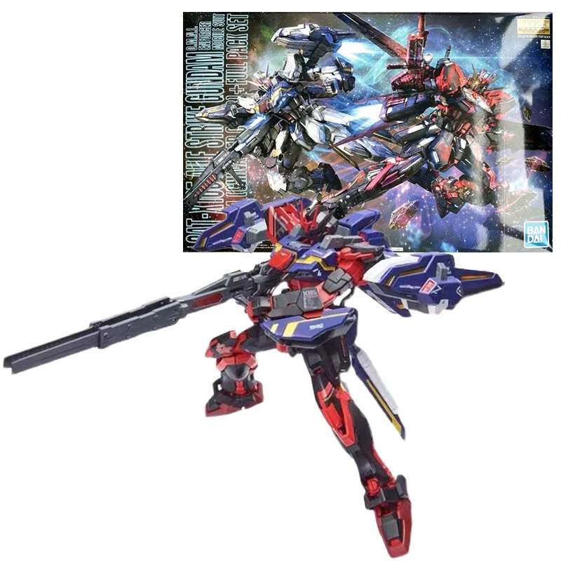 Bandai Genuine Gundam Model Kit Anime Figure MG 1/100 Aile Strike RM Full Pack Set Gunpla Anime Action Figure Toys for Children
Bandai Genuine Gundam Model Kit Anime Figure MG 1/100 Aile Strike RM Full Pack Set Gunpla Anime Action Figure Toys for Children