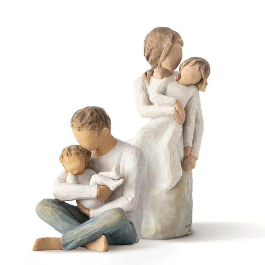 MotherDaughter Figure Plus Little One Figure, Sculpted Hand-Painted 2 Piece Set
MotherDaughter Figure Plus Little One Figure, Sculpted Hand-Painted 2 Piece Set