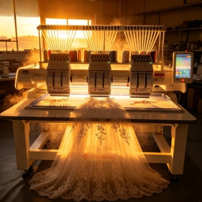 Beads Chenille Embroidery Machine 2 Heads 12 Needles Multi Head Embroidery System for T Shirt and Hat Factory
Beads Chenille Embroidery Machine 2 Heads 12 Needles Multi Head Embroidery System for T Shirt and Hat Factory