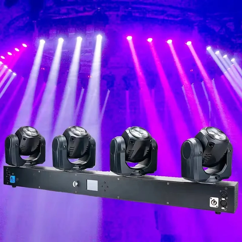 DMX Controller 4*32W RGBW 4In1 LED Mini SKY Moving Head Beam Light for Club Ballroom Warm White Aluminum Lamp Body
DMX Controller 4*32W RGBW 4In1 LED Mini SKY Moving Head Beam Light for Club Ballroom Warm White Aluminum Lamp Body