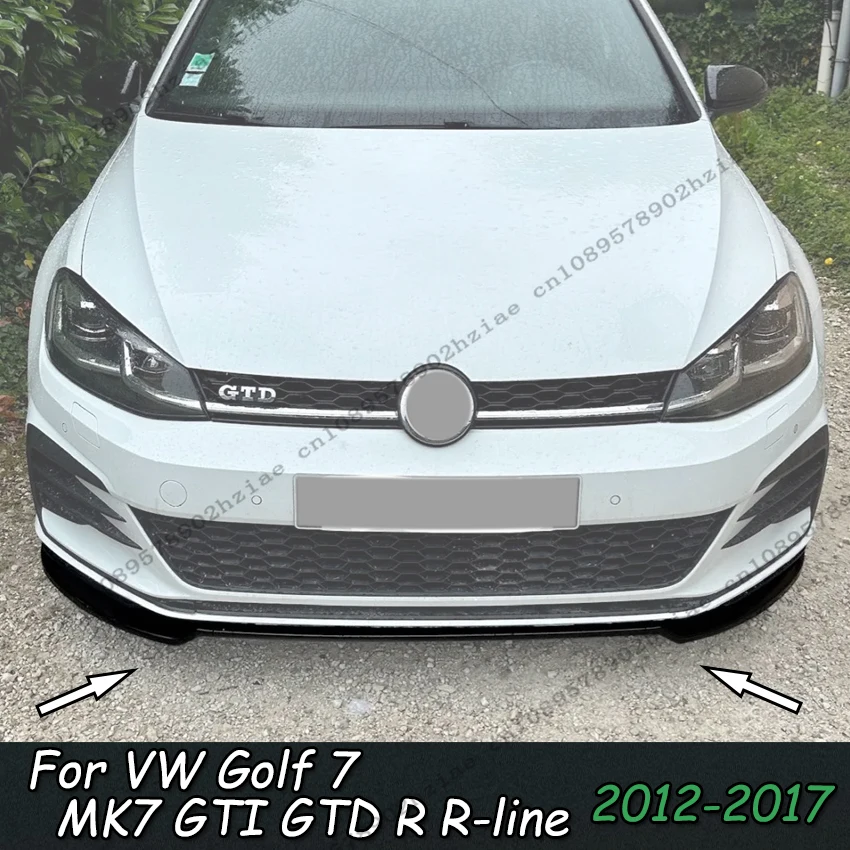 Maxton Style Front Splitter For VW Golf 7 MK7 GTI GTD R R-line 2012-2017 Gloss Black Diffuser Guard Body Kit Cover Protector ABS
Maxton Style Front Splitter For VW Golf 7 MK7 GTI GTD R R-line 2012-2017 Gloss Black Diffuser Guard Body Kit Cover Protector ABS