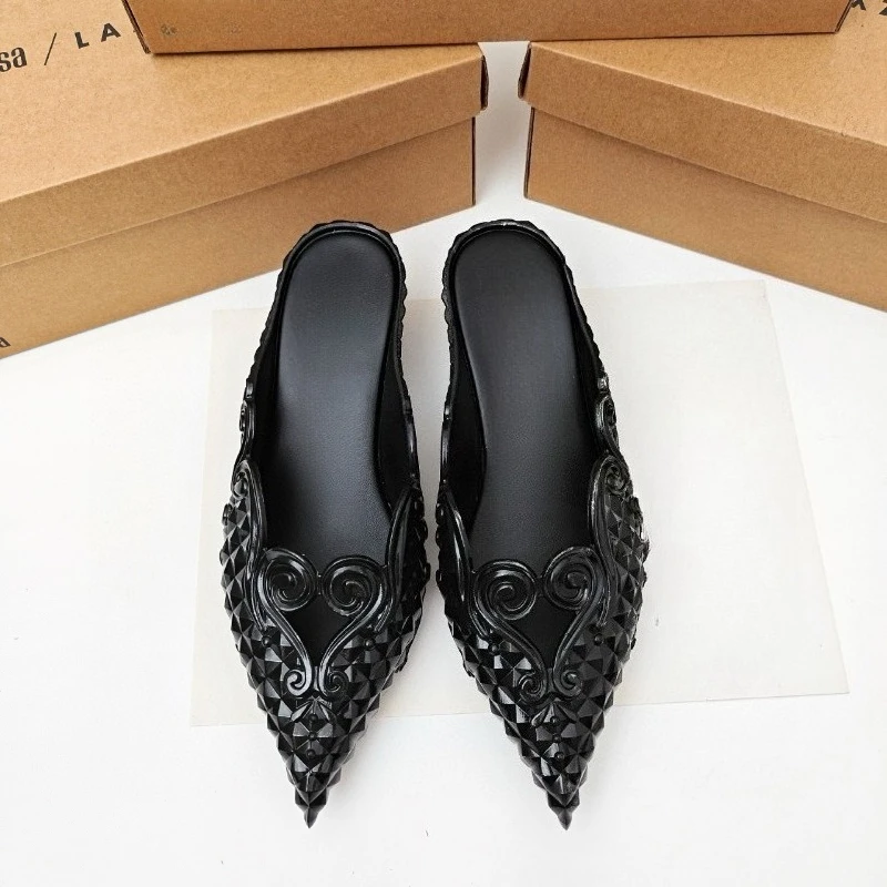Women's Shoes Pointed Witch Low Heel Slippers European Retro FOR Melissa Court
Women's Shoes Pointed Witch Low Heel Slippers European Retro FOR Melissa Court