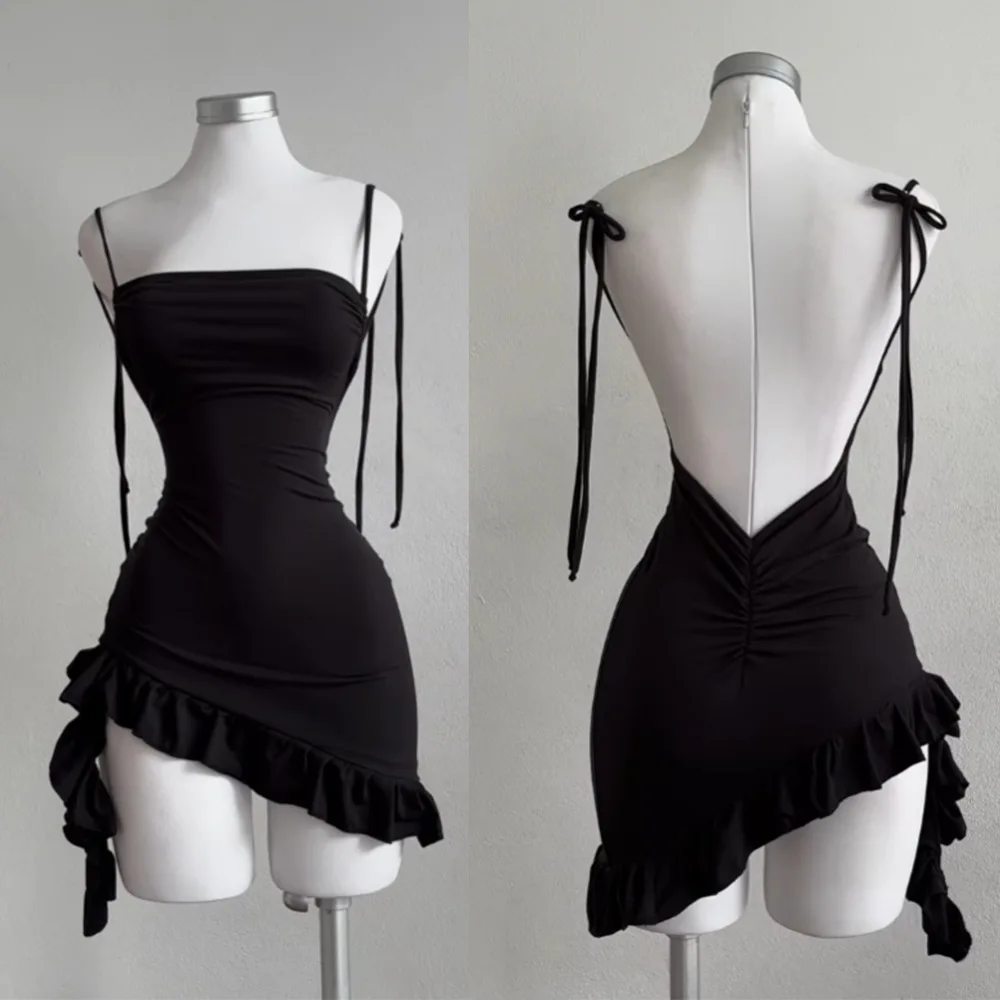 2025 New Dress Y2K Sexy Backless Lace-Up Package-Hip Skirt Women Dress Elegant Short Dresses Party Night Dress Women Dresses
2025 New Dress Y2K Sexy Backless Lace-Up Package-Hip Skirt Women Dress Elegant Short Dresses Party Night Dress Women Dresses