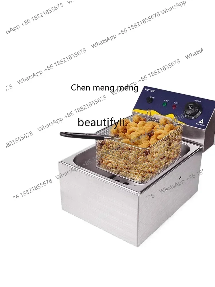Z189 A06 Deep-Fried Pot Commercial Single and Double Cylinder Deep Frying Pan Fryer Equipment Stall Donut Fryer Gas Electric Fry
Z189 A06 Deep-Fried Pot Commercial Single and Double Cylinder Deep Frying Pan Fryer Equipment Stall Donut Fryer Gas Electric Fry