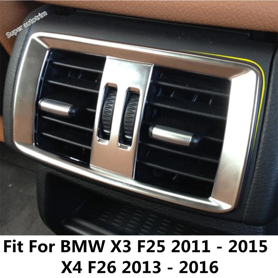 Rear Armrest Box Air AC Conditioning Vent Outlet Frame Cover Trim For BMW X3 F25 2011 - 2015 / X4 F26 2013 - 2016 Accessories
Rear Armrest Box Air AC Conditioning Vent Outlet Frame Cover Trim For BMW X3 F25 2011 - 2015 / X4 F26 2013 - 2016 Accessories