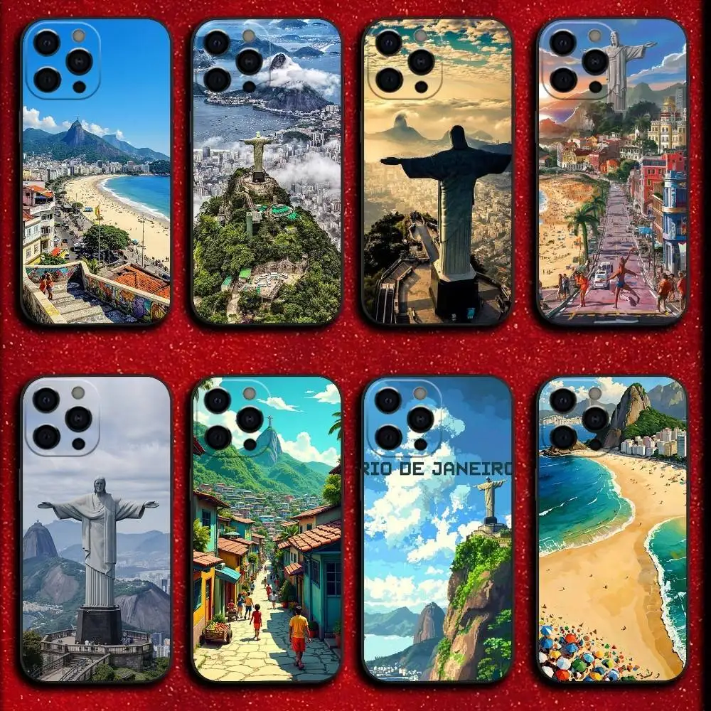 City Brazil Rio de Janeiro Phone Case For iPhone 16,15,14,13,12,11,Pro,XS,Max,XR,Plus,E,SE4,Mini Shockproof Black Cover
City Brazil Rio de Janeiro Phone Case For iPhone 16,15,14,13,12,11,Pro,XS,Max,XR,Plus,E,SE4,Mini Shockproof Black Cover