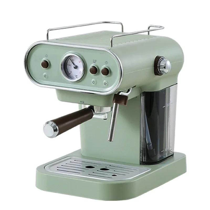 15bar Italian Electric Coffee Machine Espresso Maker Retro Semi-Automatic Pump Type Cappuccino with Steam Milk Frother 1050W
15bar Italian Electric Coffee Machine Espresso Maker Retro Semi-Automatic Pump Type Cappuccino with Steam Milk Frother 1050W