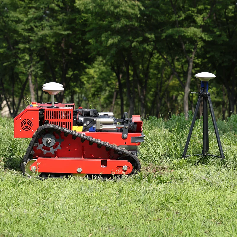 Customized RC Lawn Mower Petrol Engine Tracked Crawler for Steep Slopes and High Grass Forest Land Cleaning
Customized RC Lawn Mower Petrol Engine Tracked Crawler for Steep Slopes and High Grass Forest Land Cleaning