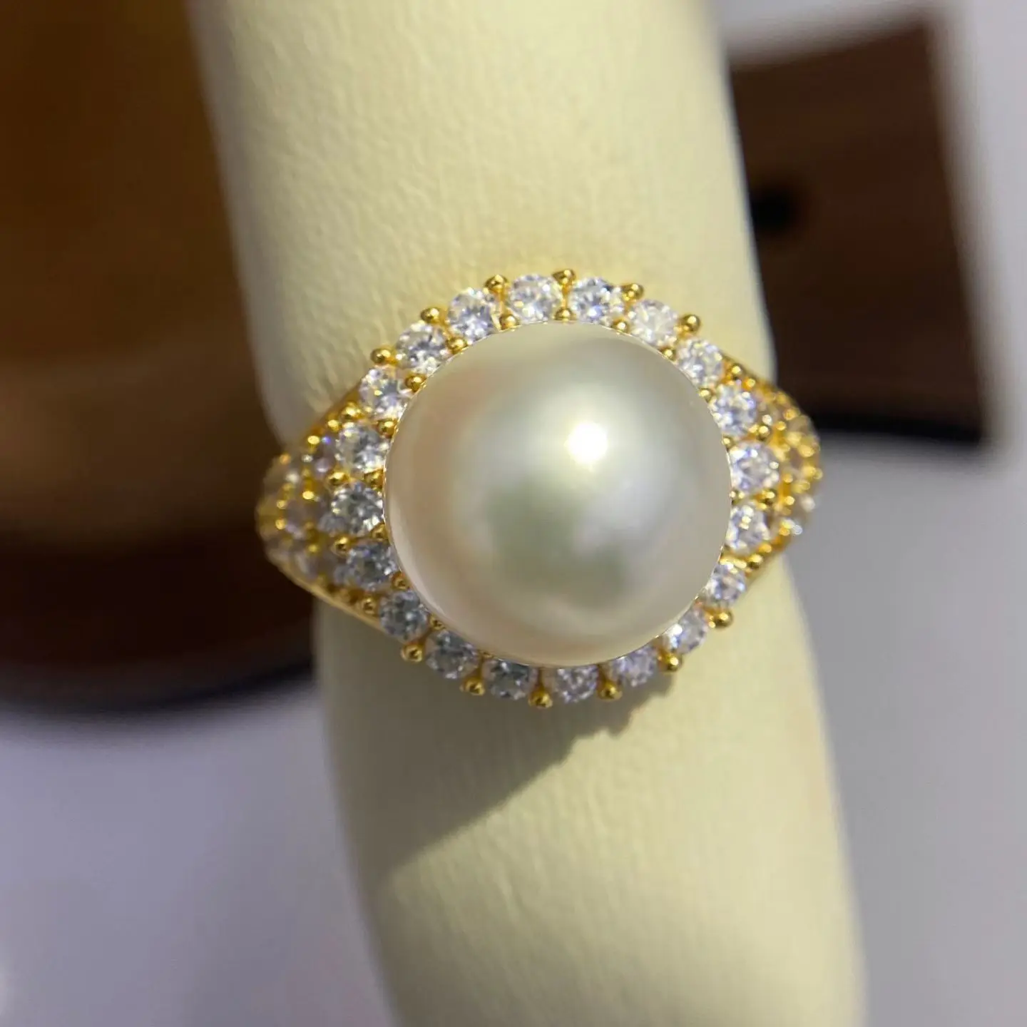 S925 Sterling Silver Adjustable Ring Mount Settings Findings Mountings Accessory Parts for 11-12mm Pearls
S925 Sterling Silver Adjustable Ring Mount Settings Findings Mountings Accessory Parts for 11-12mm Pearls