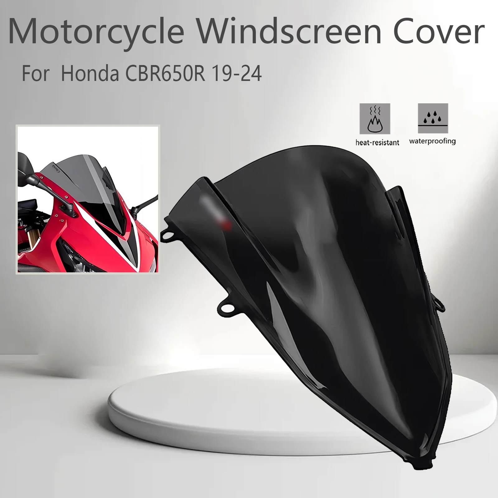 CBR650R Motorcycle Heightening Raised Windshield WindScreen Fairing for Honda CBR 650R CBR 650 R 2019 2020 2021 2023 2024
CBR650R Motorcycle Heightening Raised Windshield WindScreen Fairing for Honda CBR 650R CBR 650 R 2019 2020 2021 2023 2024
