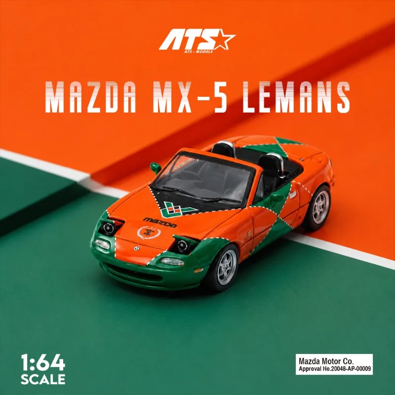 ATS 1/64 scale MAZDA MX-5 - LEMANS cast alloy automotive model, for boys' toys, adult collection and decorative display items.
ATS 1/64 scale MAZDA MX-5 - LEMANS cast alloy automotive model, for boys' toys, adult collection and decorative display items.